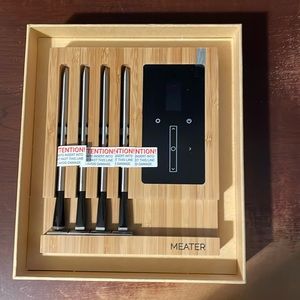 Thermometer, wireless, digital, 4 pack